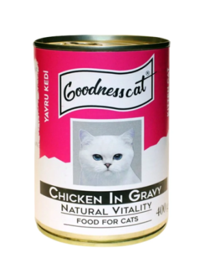 GOODNESS CAT KONSERVE YAVRU TAVUK ETLİ 400 GR